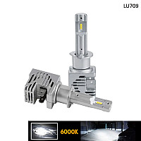 Συμπαγείς λαμπτήρες LED H1 – 35W, 6000K ψυχρό λευκό, χωρίς ανεμιστήρα – LU709